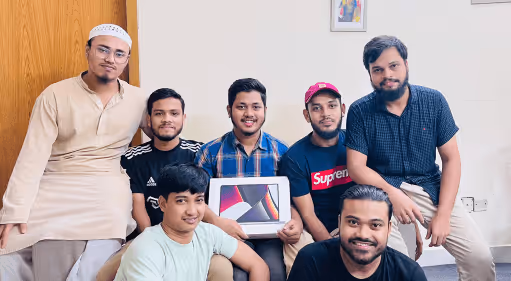 Team celebrating for head of design, 2022