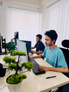 Behind the team's, our developers, 2024